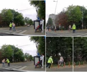 Femeie din Bacău, alergată de un poliţist de la circulaţie ca să fie ...