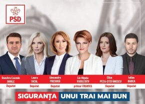 Dolj: Echipa PSD, cu siguranță cea mai bună alegere!