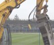 VIDEO / Legendarul stadion "Ilie Oană" din Ploieşti este demolat! Aici a pierdut Liverpool