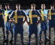 Boca şi-a lansat echipament în culorile Suediei
