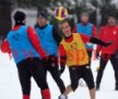 FOTO » Dinamoviştii s-au jucat astăzi pentru prima oară cu mingea în 2010