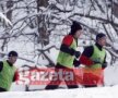 FOTO / Dinamoviştii sînt extenuaţi după antrenamentul printre troiene
