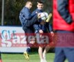 FOTO / Vezi imagini de la primul antrenament al fraţilor Karamian la Steaua!