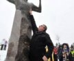 FOTO » Monumentul în memoria lui Marian Cozma a fost dezvelit astăzi la Veszprem