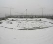 Vremea a dat peste cap şi lucrările la Naţional Arena » Pe minus 5%