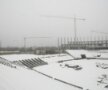Vremea a dat peste cap şi lucrările la Naţional Arena » Pe minus 5%