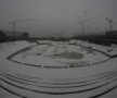 Vremea a dat peste cap şi lucrările la Naţional Arena » Pe minus 5%