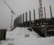 Vremea a dat peste cap şi lucrările la Naţional Arena » Pe minus 5%