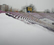 Stadion Dan Paltinisanu. Aşa arăta arena joi seară