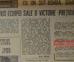 Final de decembrie 1973. Ştefanescu debutează la Universitatea Craiova contra fostei sale trupe