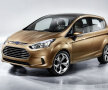 Ford a prezentat aseară conceptul BMax,  care prefigurează modelul ce va fi produs în 2012 la Craiova