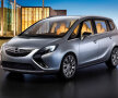 Conceptul Zafira Tourer este supranumit un "lounge pe patru roţi" cu un spaţiu interior luminos şi aerisit