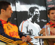 Razvan Lucescu si Adrian Mutu, poză la 2.09.2009