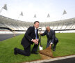 Sebastian Coe, presedintele comitetului de organizare Londra 2012 si Frankie Fredericks (foto Reuters)