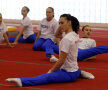 Catalina Ponor s-a antrenat cot la cot cu celelalte gimnaste din lor (foto: Raed Krishan)