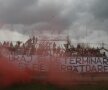 Suporterii formaţiei U Cluj au participat la antrenamentul de miercuri şi le-au cerut jucătorilor victoria în faţa marii rivale
