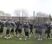 Suporterii formaţiei U Cluj au participat la antrenamentul de miercuri şi le-au cerut jucătorilor victoria în faţa marii rivale