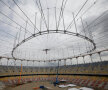 FOTO National Arena e gata la sfîrşitul lui iunie » Acum se montează acoperişul la noul stadion!