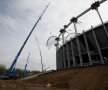 FOTO National Arena e gata la sfîrşitul lui iunie » Acum se montează acoperişul la noul stadion!