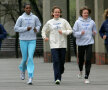 Margaret Okayo (Kenya), Berhane Adere (Etiopia), Mara Yamauchi (Marea Britanie), Deena Kastor (SUA) si Constantina Dita au alergat pe străzile londoneze înaintea cursei. foto: reuters