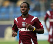 Adefemi Olubayo. Imagine surprinsă pe 22 septembrie 2008, într-un meci FC Braşov - Rapid 0-0