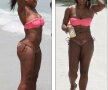 Lebăda neagră :D Serena Williams dansează pe plajă!