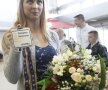 FOTO Alina Dumitru la revenirea în ţară: "Vreau medalie la Jocurile Olimpice, apoi mă retrag"
