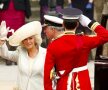 Camilla, ducesa de Cornwall, sotia Printului Charles, a preferat o palarie care sa frapeze prin marime (foto: Reuters)