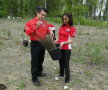 FOTO // Dinamoviştii se gîndesc la natură! Au plantat copaci la Bragadiru