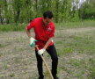 FOTO // Dinamoviştii se gîndesc la natură! Au plantat copaci la Bragadiru