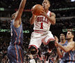 Conducătorul de joc al echipei Chicago Bulls, Derrick Rose