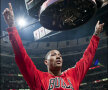Conducătorul de joc al echipei Chicago Bulls, Derrick Rose