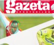 Ceferiştii Cadu, Bud şi Buş au fost primii fotbalişti din Liga 1 care au admirat Gazeta  3D de Ziua bărbatului