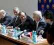 Michel Platini a ţinut o conferinţă de presă la Bucureşti