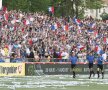 Suporterii gălăţeni au umplut tribunele stadionului la "finala campionatului", cu Timişoara