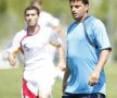 GALERIE FOTO Hagi a stat trei ore în soare să vadă amicalele selecţionatei de juniori U19