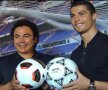 Hugo Sanchez şi Cristiano Ronaldo, captură Telemadrid