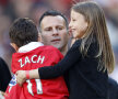 Ryan Giggs e însurat din 2007 cu Stacey Cooke (32 de ani) şi are 2 copii, Liberty (8 ani) şi Zach (4 ani) Foto: Reuters