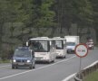 Autocarele cu suporteri dinamovişti au fost escortate de jandarmi