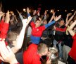 Steliştii au sărbătorit cu şampanie succesul cu Dinamo