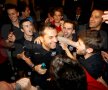 Steliştii au sărbătorit cu şampanie succesul cu Dinamo