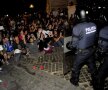 Incidente între fani şi poliţişti