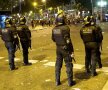 Incidente între fani şi poliţişti