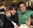 Lionel Messi, într-o sesiune de autografe