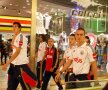 "Tricolorii" s-au plimbat în Sao Paulo păziţi de poliţie.