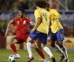 Brazilia - România 1-0. Marica a ţinut moţiş să joace cu Brazilia