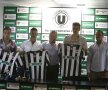 U Cluj şi-a prezentat astăzi achiziţiile: Nicola, Achim şi Szukala. Plus noul director sportiv, Felix Grigore