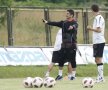 Imagini de la primul antrenament al Rapidului sub comanda lui Răzvan Lucescu