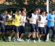 Steliştii s-au antrenat în această seară la Mogoşoaia