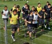 Steliştii s-au antrenat în această seară la Mogoşoaia